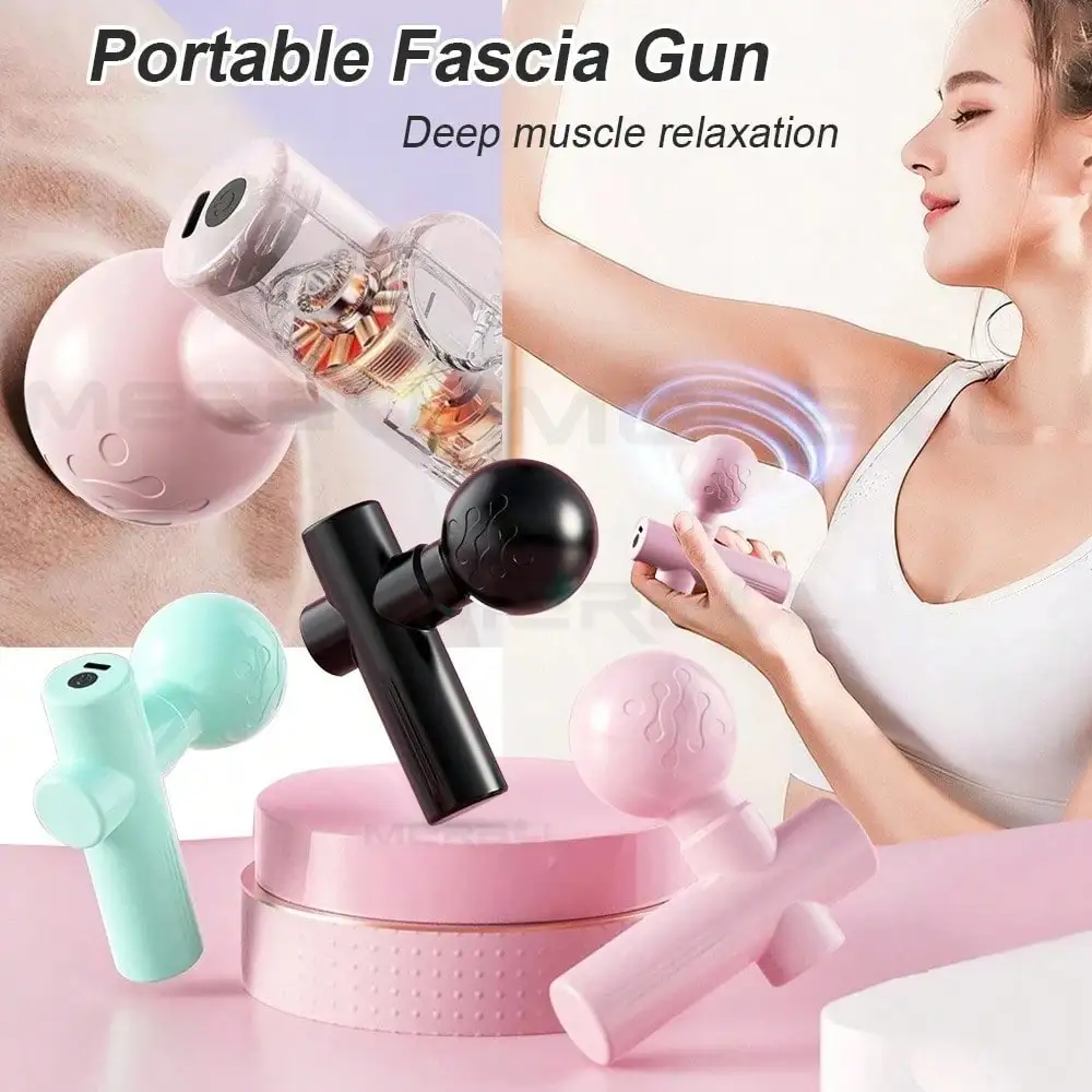 Fishing Rod Travel - 2026 Mini Pistola de Massagem Vibratória