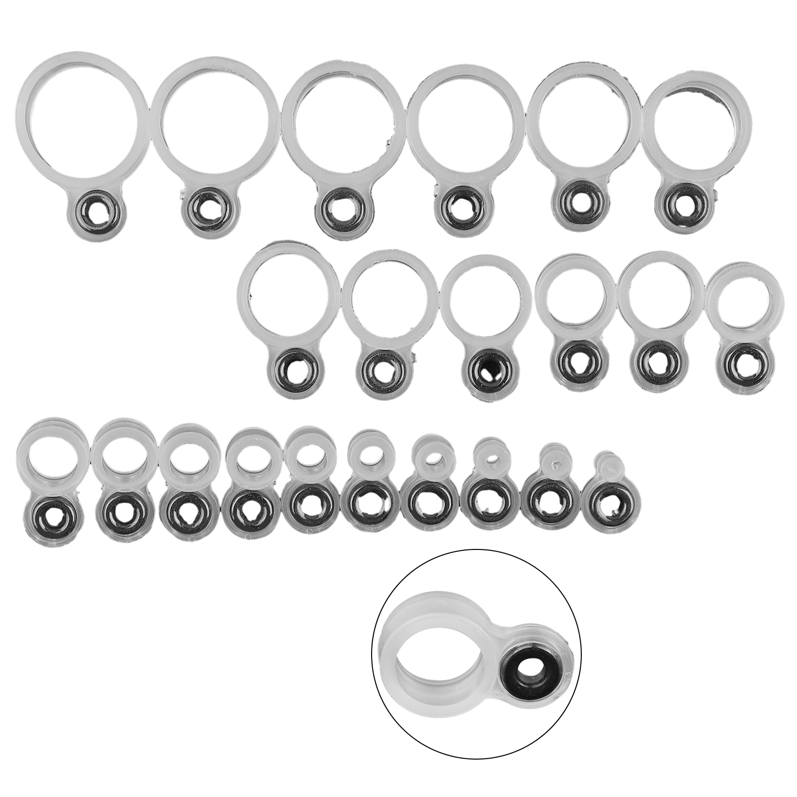 Fishing Rod Tip Replacement - Kit de reparo de ilhó de