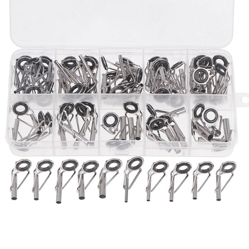 Fishing Rod Guide Replacement - 75 pçs/set kit de reparo de