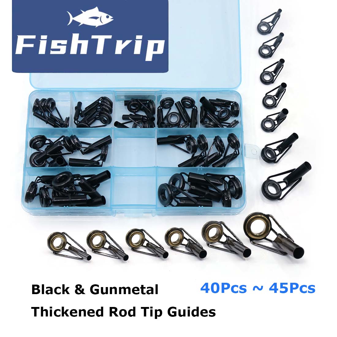 Fishing Rod Tip Replacement - Kit de reparo de ponta de