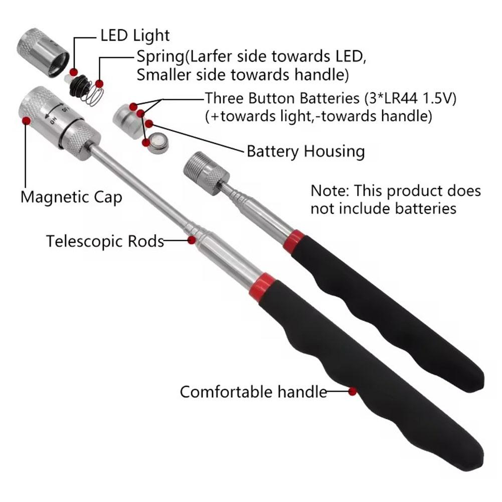 Caneta Magnética Telescópica c - Fishing Rod Travel avaliação e preço