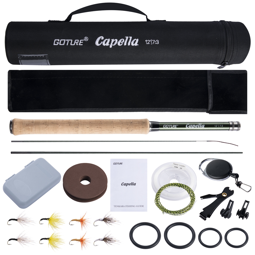 Goture tenkara vara de pesca c - Fishing Rod Fly avaliação e preço