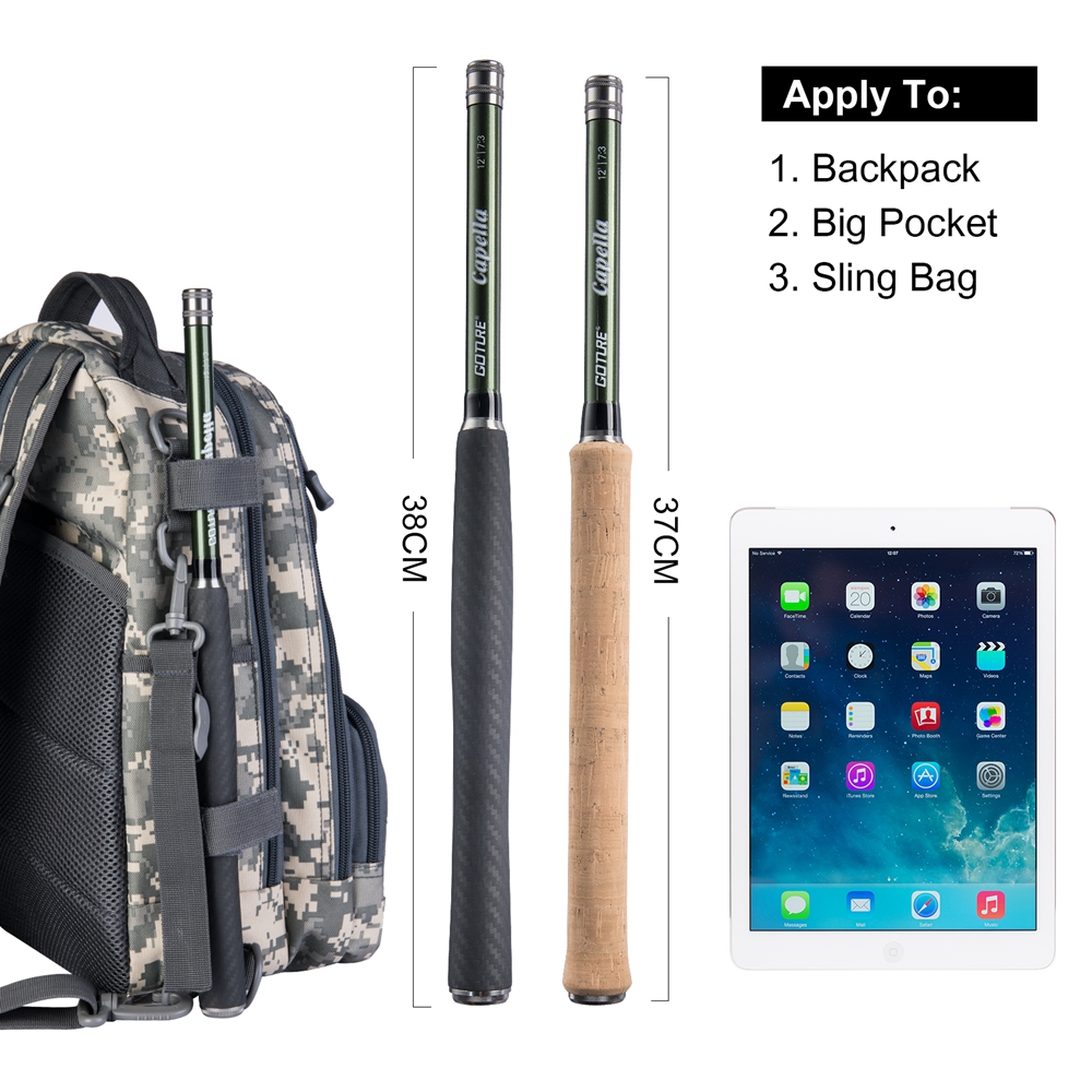 Goture tenkara vara de pesca c - Fishing Rod Fly avaliação e preço
