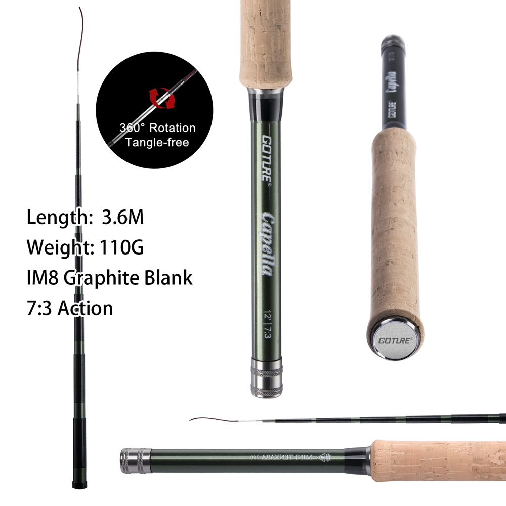 Goture tenkara vara de pesca c - Fishing Rod Fly avaliação e preço