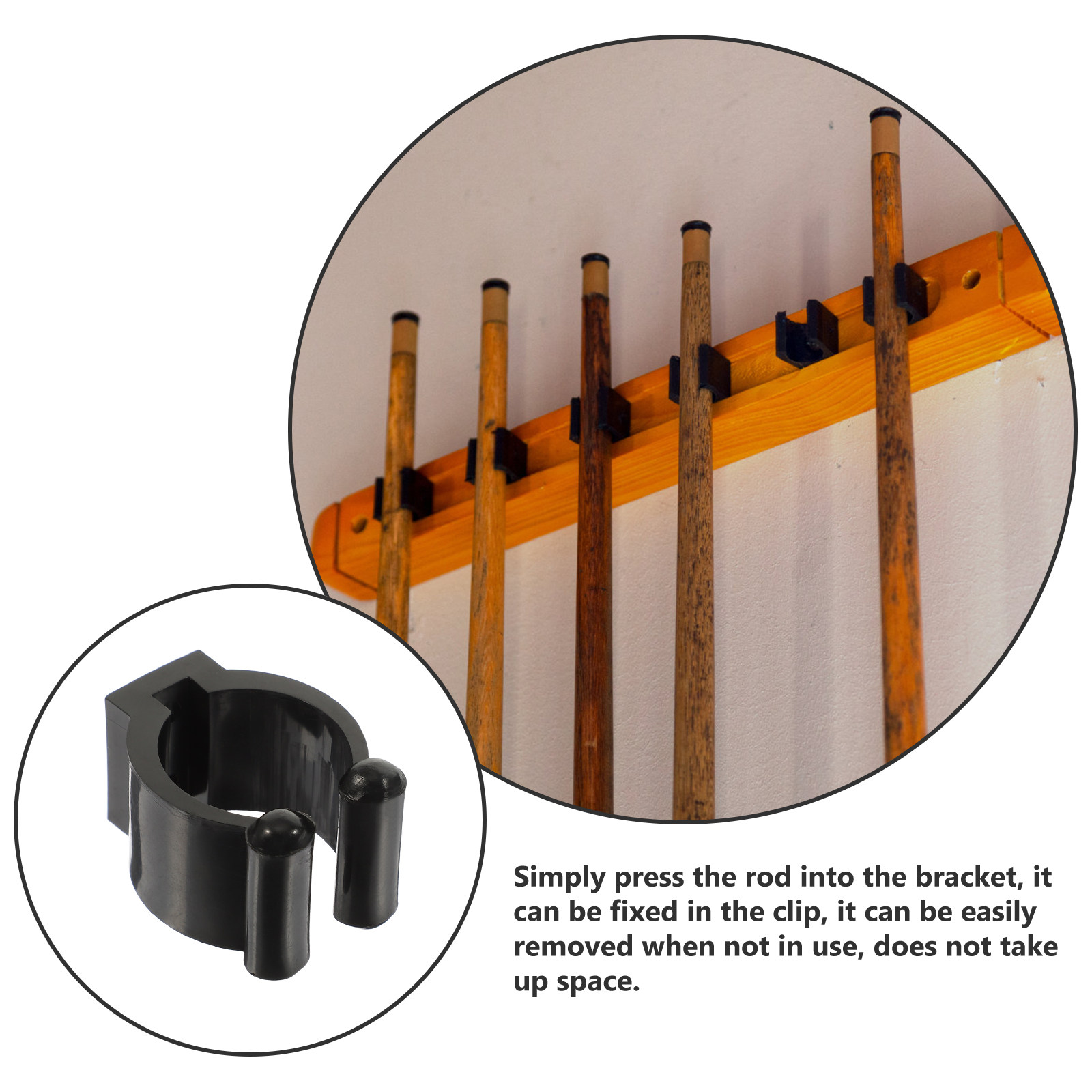 12 Peças de Suportes de Plásti - Fishing Rod Rack avaliação e preço