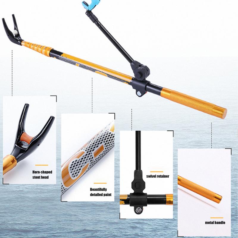 Ajustável Pesca Pólo Titulares - Fishing Rod Telescopic avaliação e preço