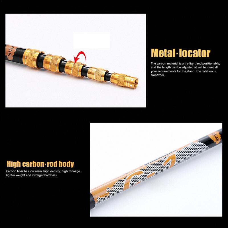 Ajustável Pesca Pólo Titulares - Fishing Rod Telescopic avaliação e preço