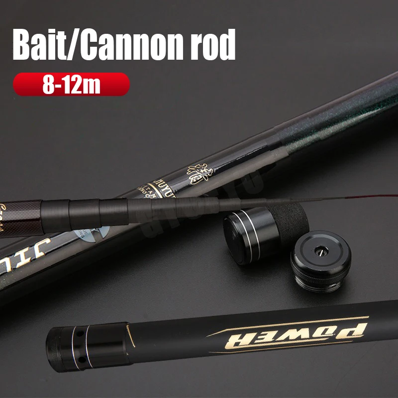 Vara de pesca de carbono, 8m,  - Fishing Rod Telescopic avaliação e preço