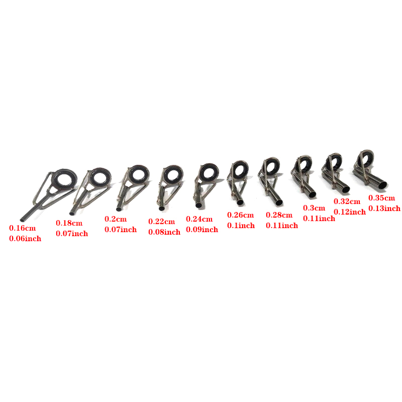 75 pçs/set kit de reparo de po - Fishing Rod Guide Replacement avaliação e preço
