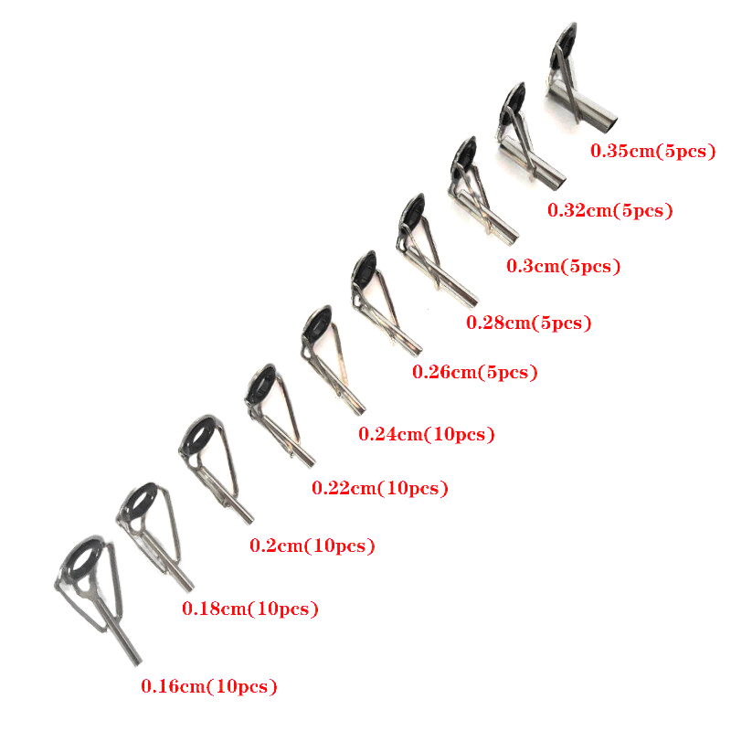 75 pçs/set kit de reparo de po - Fishing Rod Guide Replacement avaliação e preço