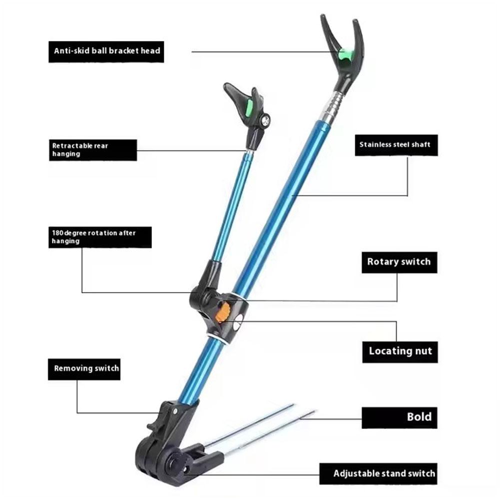 Suporte de Vara de Pesca em Aç - Fishing Rod Rack avaliação e preço