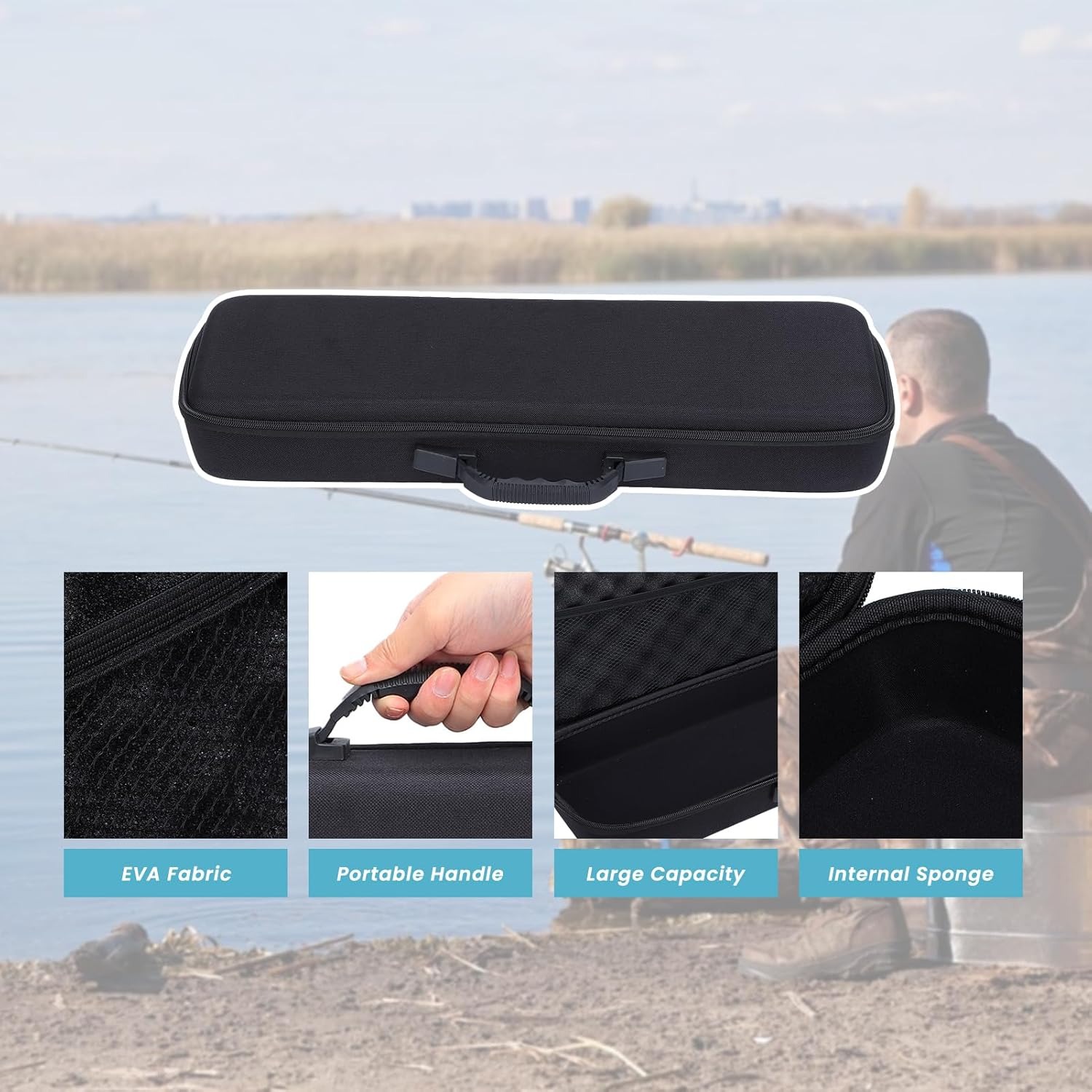 Saco de equipamento de peixe p - Fishing Rod Case avaliação e preço