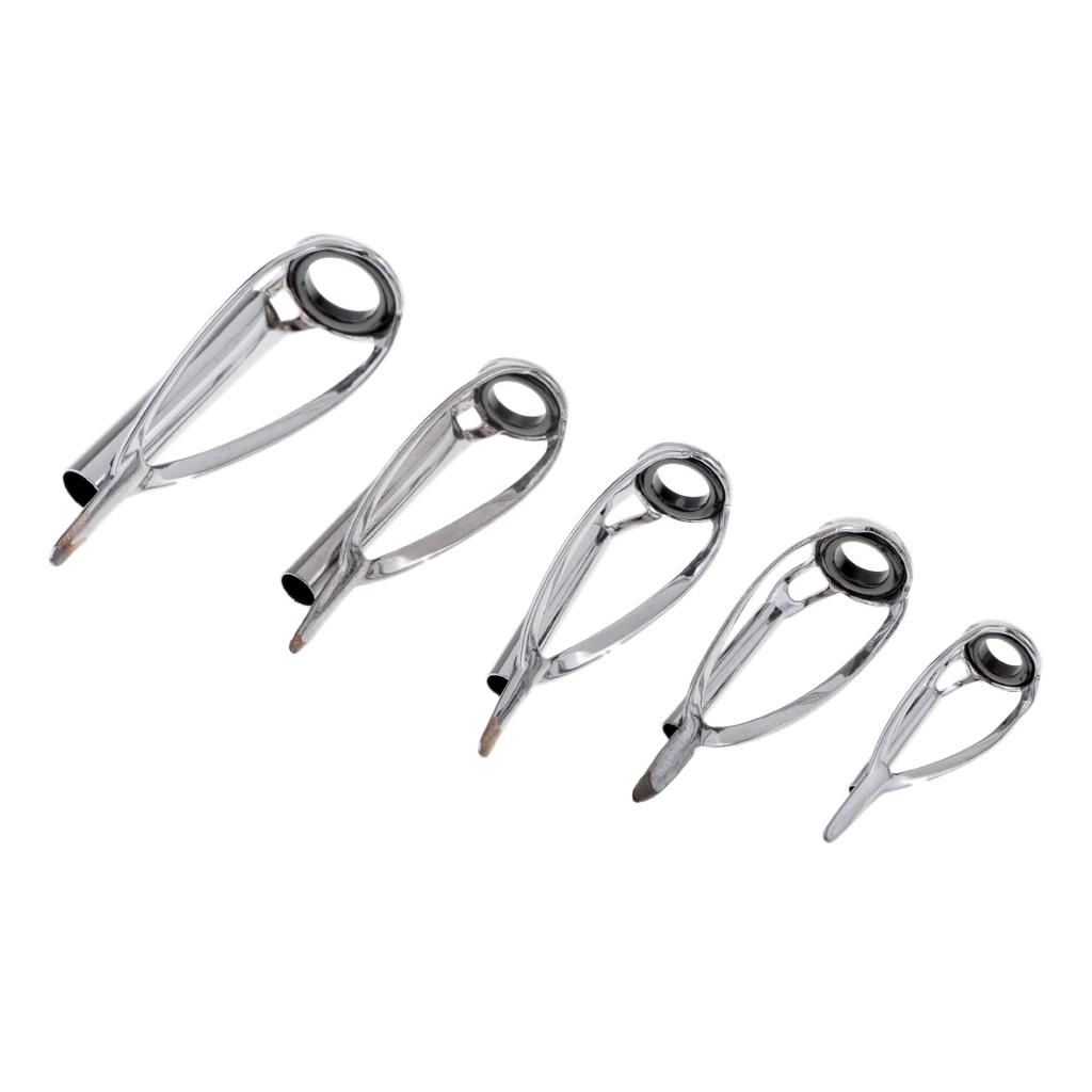 5 peças kit de ponta de vara d - Fishing Rod Guide Replacement avaliação e preço