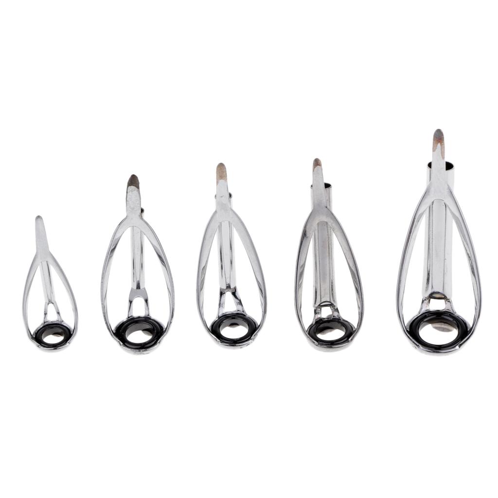 5 peças kit de ponta de vara d - Fishing Rod Guide Replacement avaliação e preço
