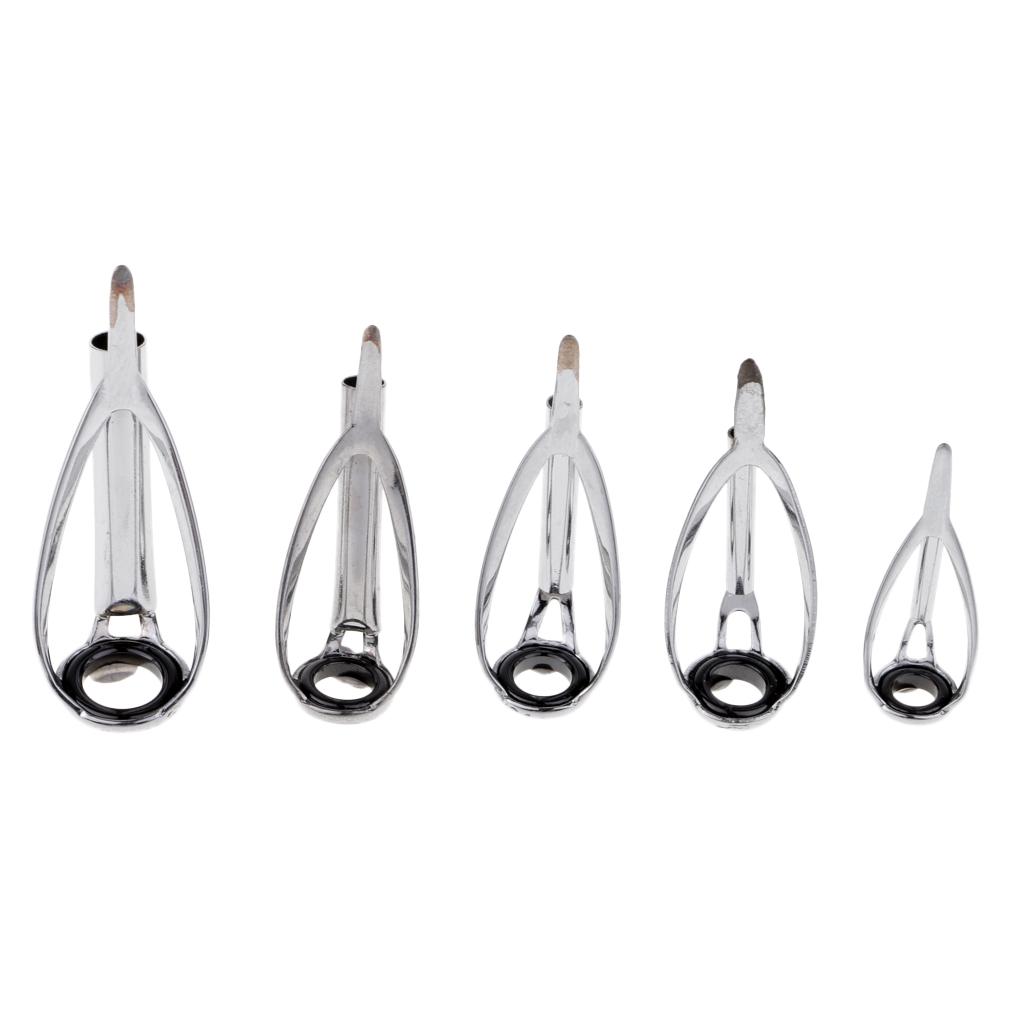 5 peças kit de ponta de vara d - Fishing Rod Guide Replacement avaliação e preço