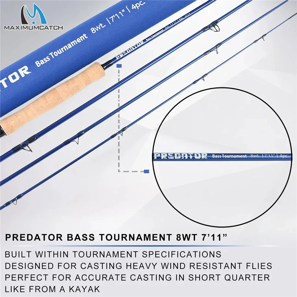 Maximumcat 9ft 8-12wt predador - Fishing Rod Fly avaliação e preço