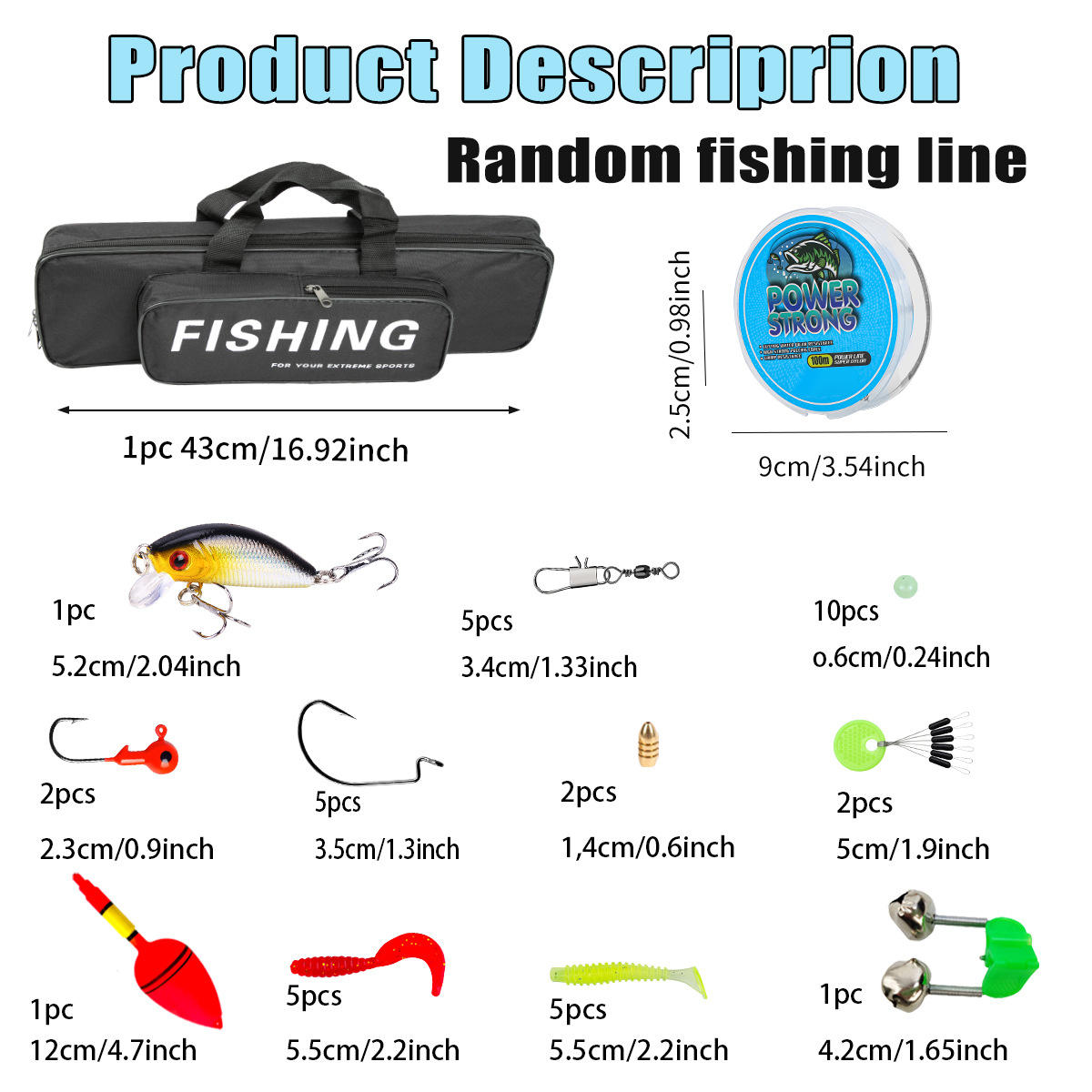 Conjunto Completo de Pesca com - Fishing Rod Case avaliação e preço